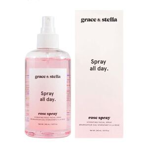 grace & stella spray all day rose spray facial mist new sealed 8 oz